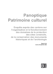 Titel_Panoptique Patrimoine culturel_Rapport_FR